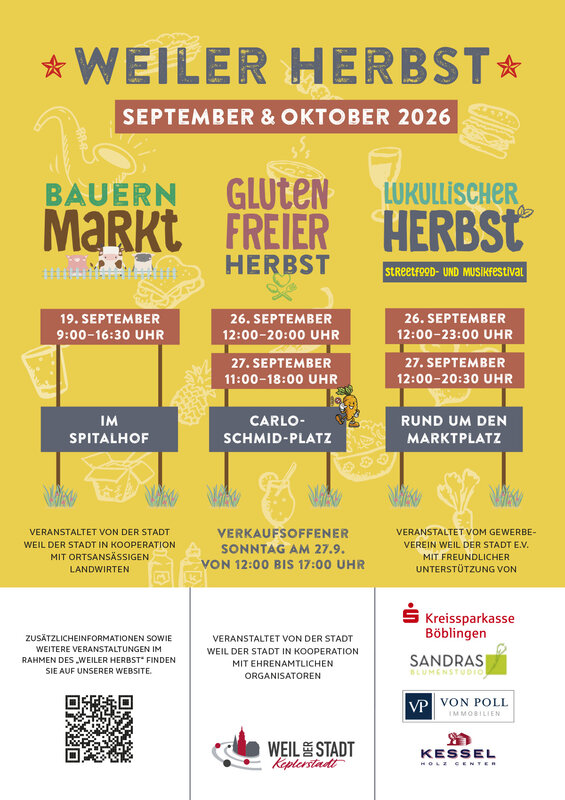 Plakat des Glutenfreien Herbst