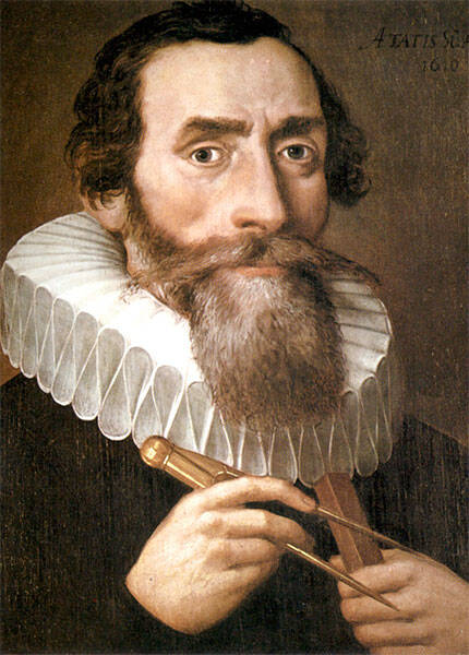 Ein historisches Porträt von Johannes Kepler
