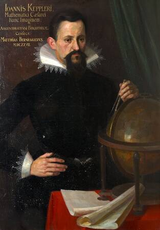 Ein Gemälde im Thomasstift von Johannes Kepler