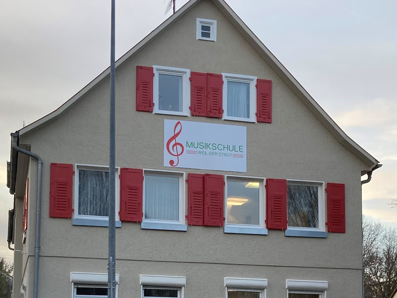 Eine Musikschule.