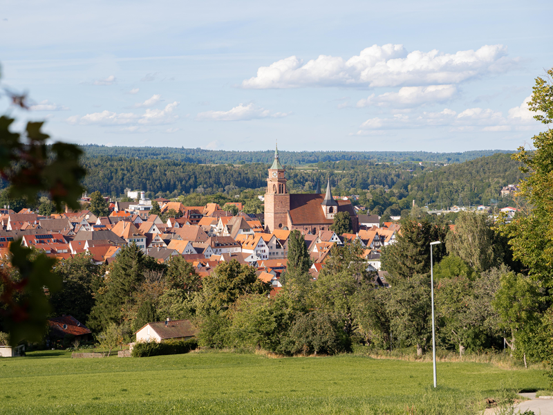 Eine schöne Aussicht auf eine Stadt.