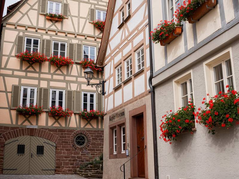 Ein altes Gebäude.