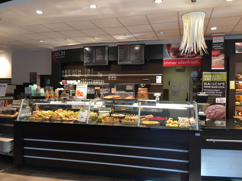 Verkaufsladen von der Bäckerei RAISCH in Weil der Stadt.